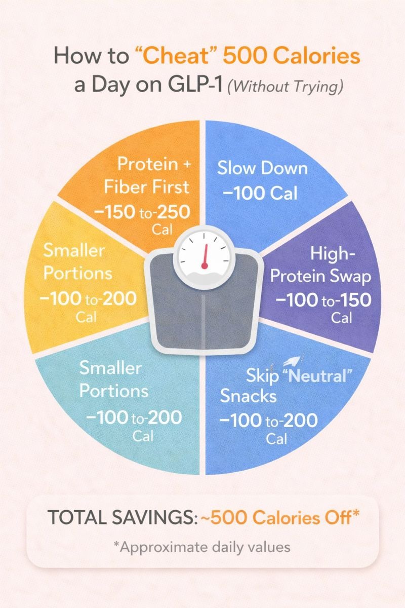 GLP-1 eating habits that reduce calories without tracking